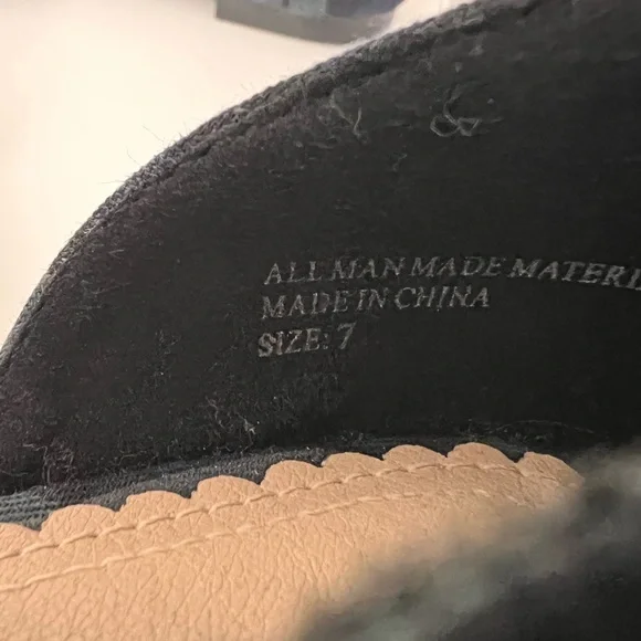 Blue and Green Plaid Women's Flats - Picture 4 of 4